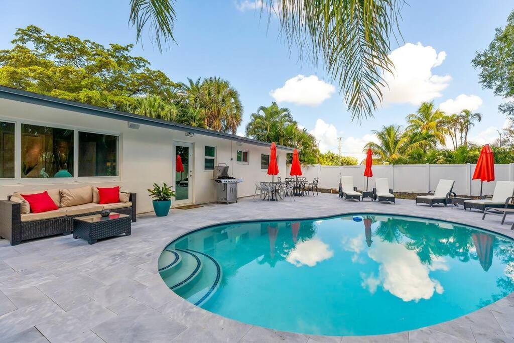 Private Oasis With Pool Near Beaches, Dining & Las Olas Fort Lauderdale Bagian luar foto