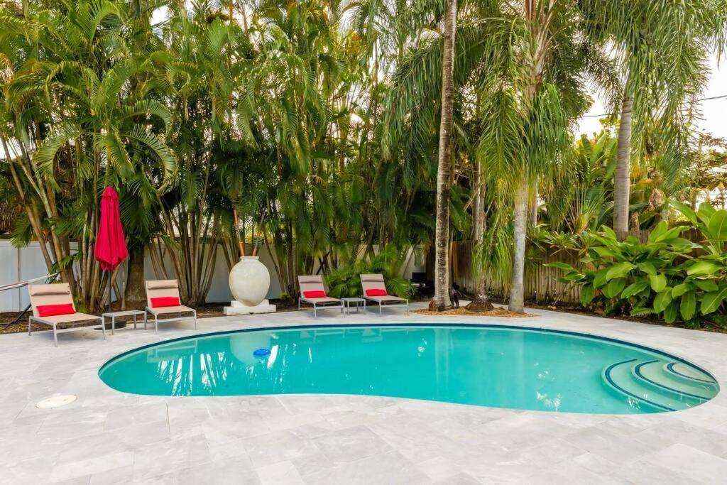 Private Oasis With Pool Near Beaches, Dining & Las Olas Fort Lauderdale Bagian luar foto