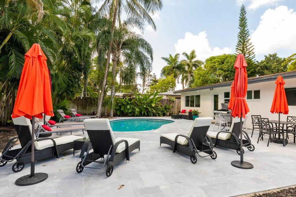 Private Oasis With Pool Near Beaches, Dining & Las Olas Fort Lauderdale Bagian luar foto